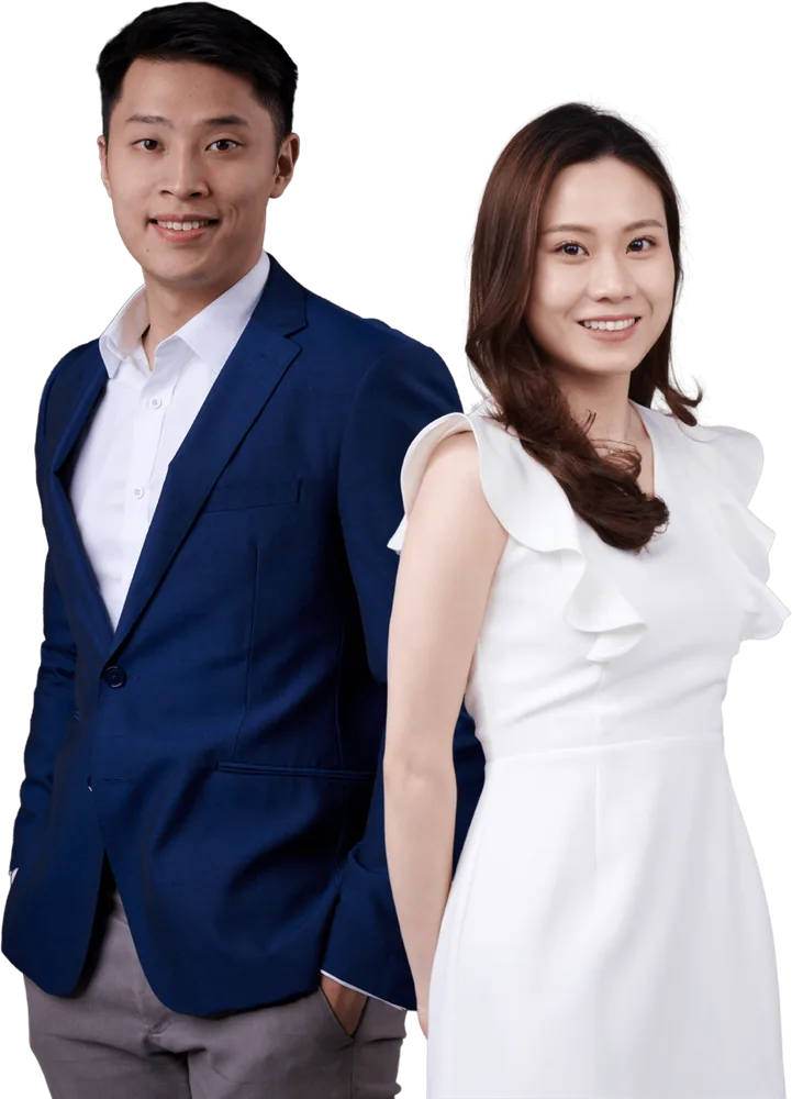 Finsider 理財顧問 Aaron Lee 及 Kennis Cheng
